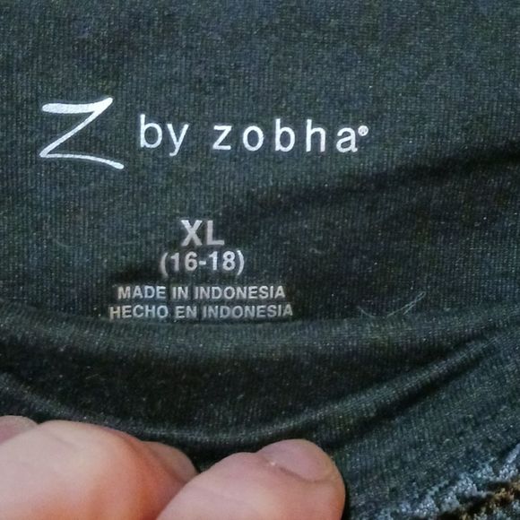 Z by Zobha Leggings XL 16/18 side zip pockets - Picture 6 of 13